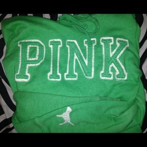 Victoria Secret's PINK green sweater 💚