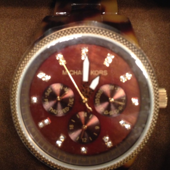 Women\'s Michael Kors MK5038 Ritz Tortoise Watch main image 2