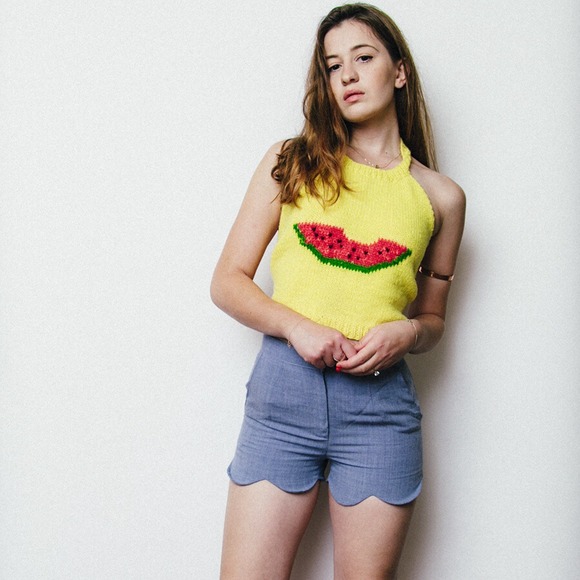 Scalloped Edge Shorts