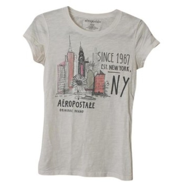 Aeropostale New York Skyline Graphic tee - Cotton - Picture 1 of 4