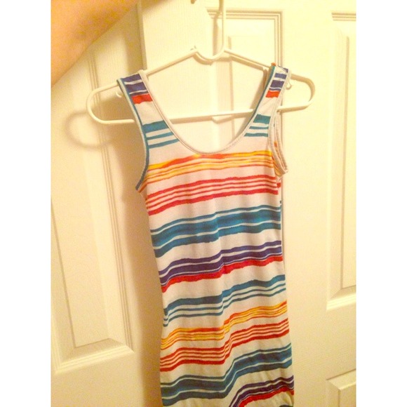 Colorful tube dress