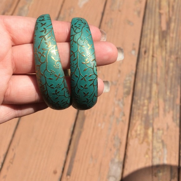 Teal Hoops