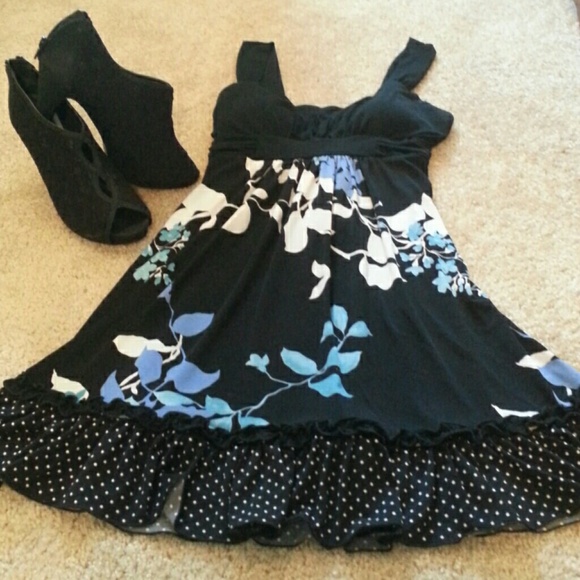 Formal floral print dress