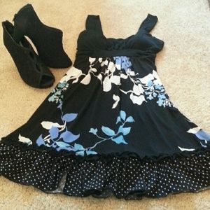 Formal floral print dress