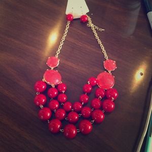 Red Bubble Necklace