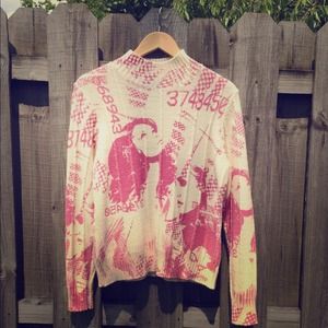 Vintage 80's 90's printed sweater