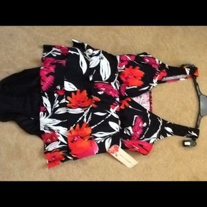 Tropical Escape Womens size 12 swimsuit
