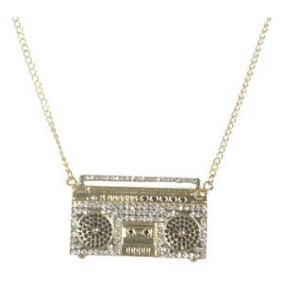 Boom box necklace