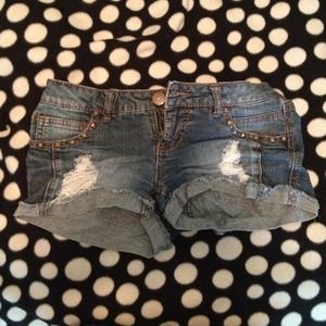 Jean short shorts