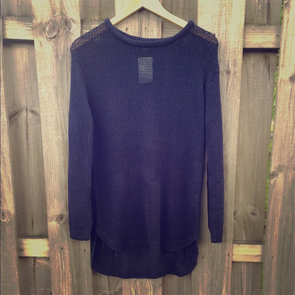 NWT H&M baggy chunky navy blue sweater