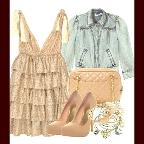 A/X Armani Exchange Jackets & Blazers - Acid wash denim cropped jacket