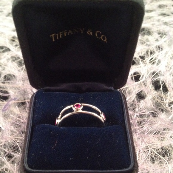 Tiffany & Co. Jewelry - Tiffany & Co. Elsa Peretti Double Wire Ruby Ring