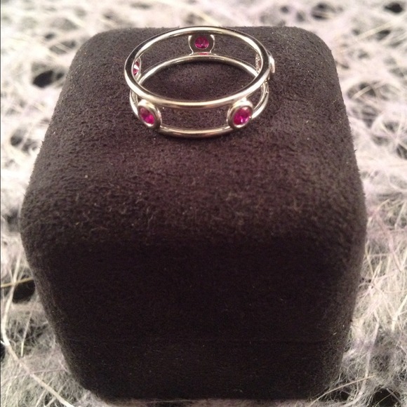 Tiffany & Co. Elsa Peretti Double Wire Ruby Ring - Picture 3 of 4