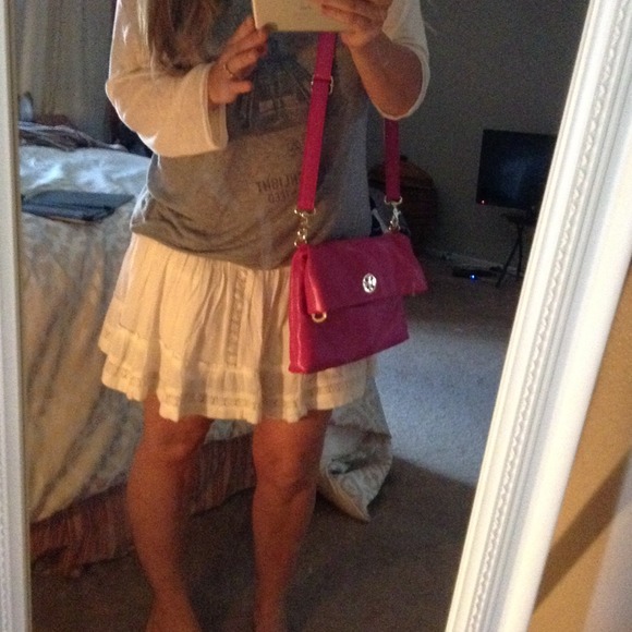 πHPπTORY BURCH Leather Dena Foldover Crossbody - Picture 4 of 4