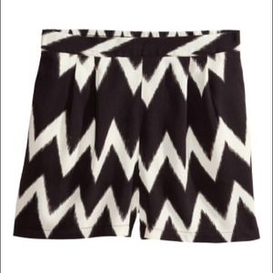 H&M Chevron Shorts