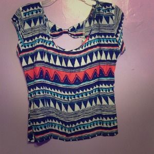 Tribal crop top