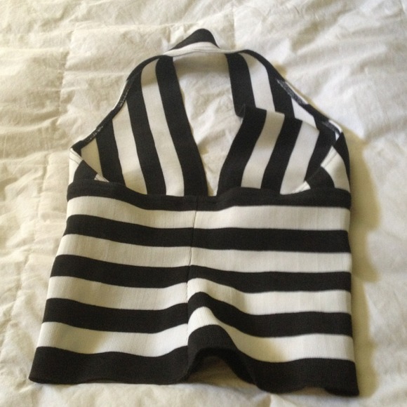 Striped Halter Top - Picture 2 of 4
