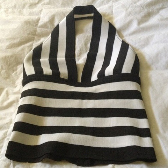 Striped Halter Top - Picture 3 of 4