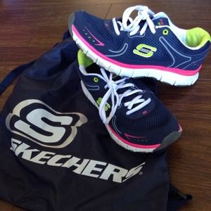 Skechers Sport Sneakers Neon-green/pink