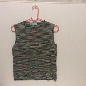 Authentic Missoni Sleeveless Crew neck Top