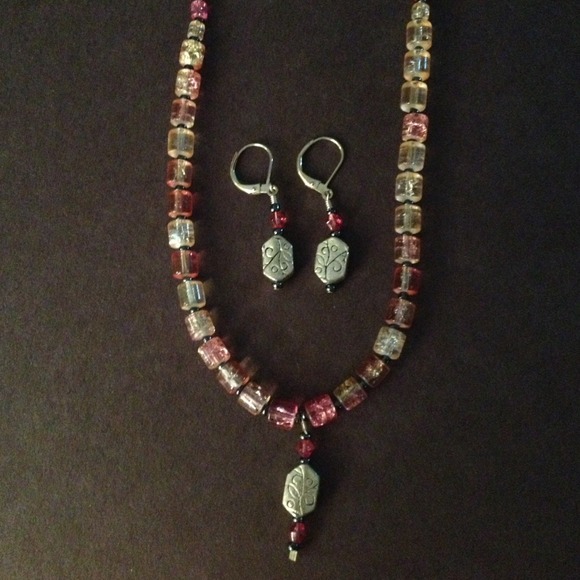Artist Made Necklace/Earring Set