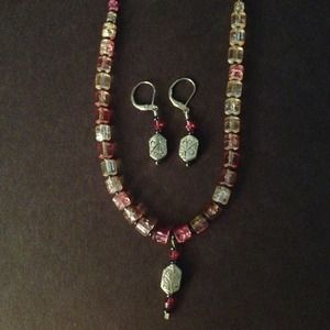 Artist Made Necklace/Earring Set