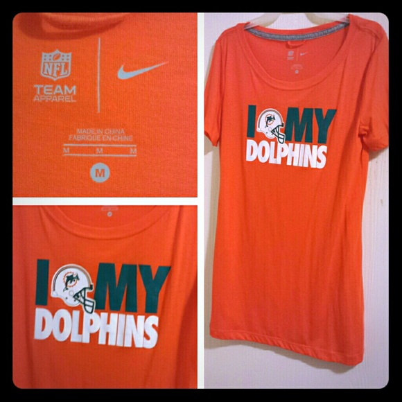 Miami dolphins shirt - only worn once!
