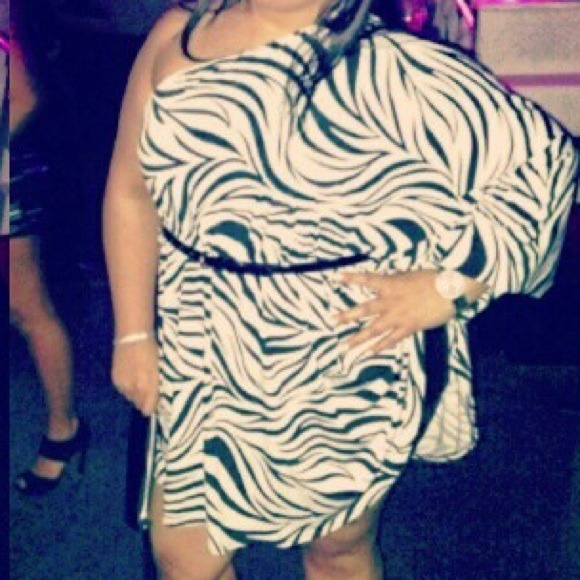 Toga zebra print dress dress
