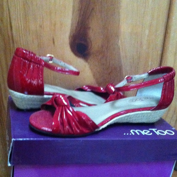 Sexy red sandals-reduced