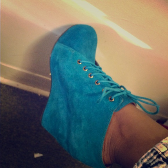 Jeffrey Campbell Turquoise Shoes 👠