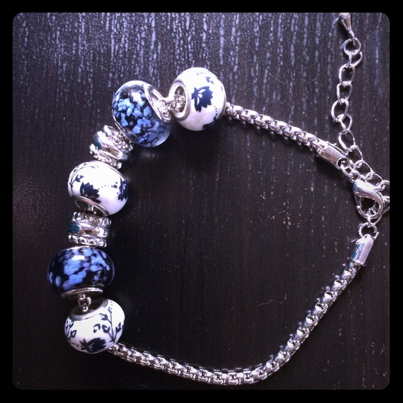 Pandora- style bead bracelet