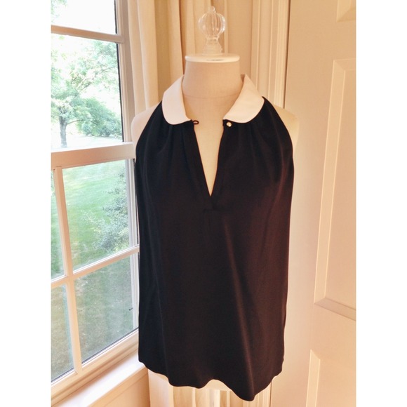 Juicy Couture silk crepe halter top