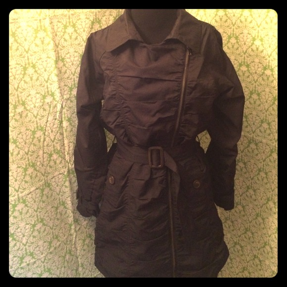 Black belted jacket