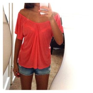 Orange top. American eagle. Size small