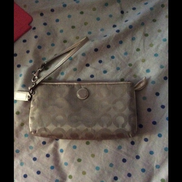(Reduced) Large coach wristlet