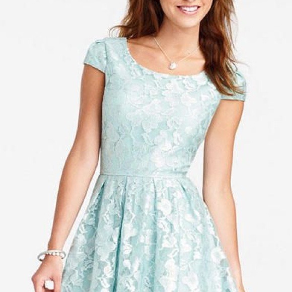 Mint Lace Dress
