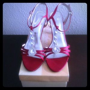 Red Sandal heels