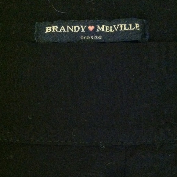 Brandy melville black high waisted skirt - Picture 2 of 2