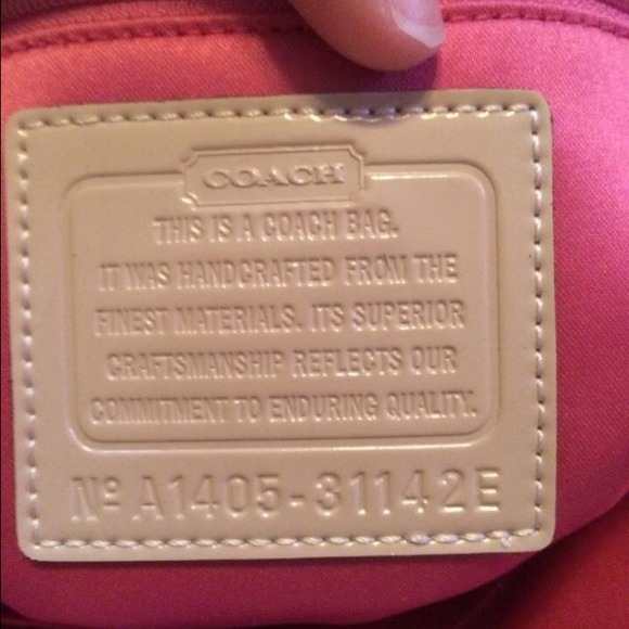 Coach stamped c handbag - Picture 2 of 2