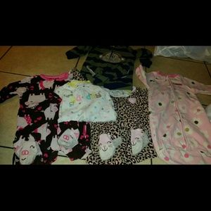 Size 2T,3T and 4T sleep wear. Price for all