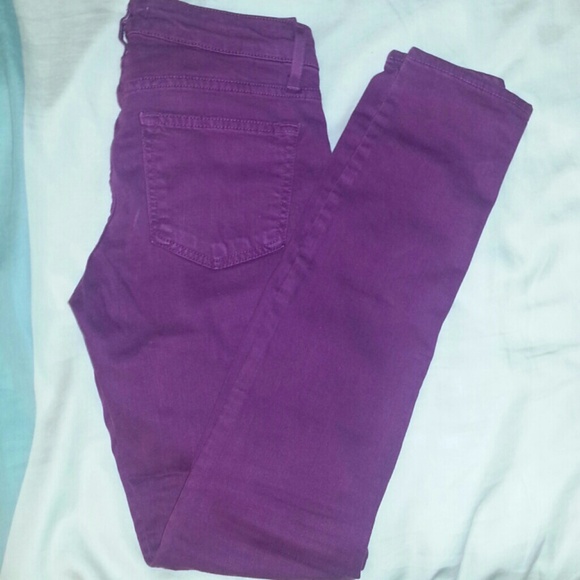 Rich&Skinny purple skinny legging jeans