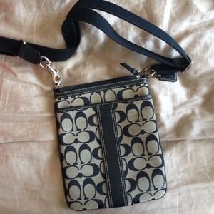 Used Coach cross body bag