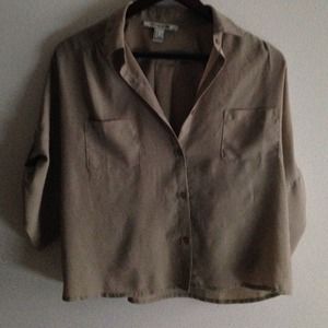 Loose fitting collared shirt