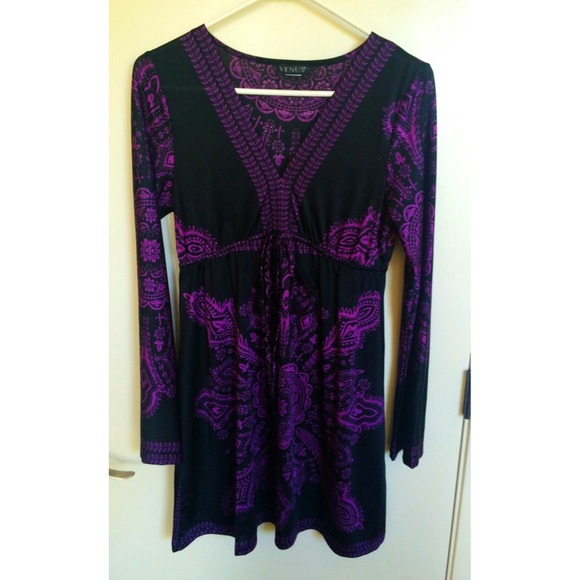Venus Dresses  Skirts - Venus Purple + Black Coverup