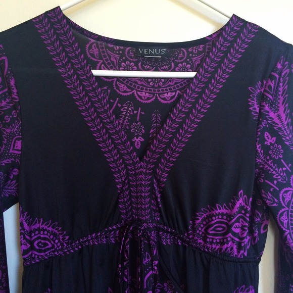 Venus Dresses  Skirts - Venus Purple + Black Coverup 2