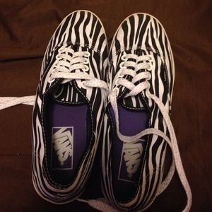 Zebra Print Vans