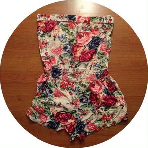Pacsun floral romper