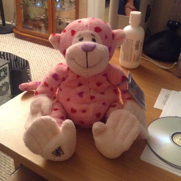Webkinz Love Monkey New With Tag