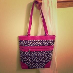 Vera Bradley frill tote bag