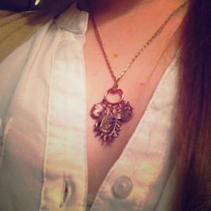 Bohemian necklace in gold
